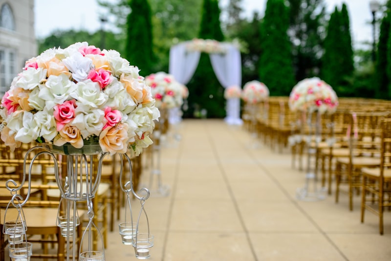 Décoration florale élégante pour un événement