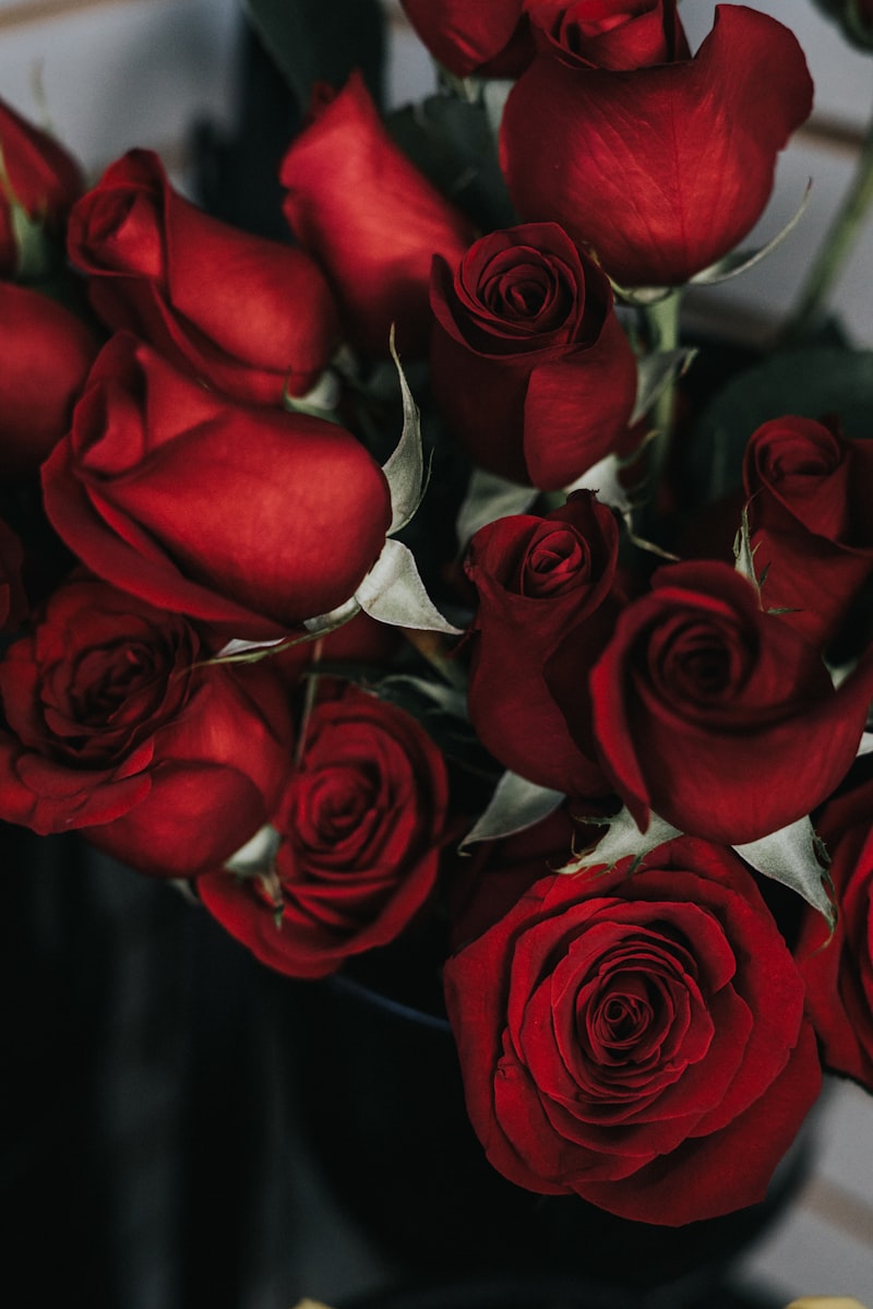Mains préparant une décoration florale raffinée
