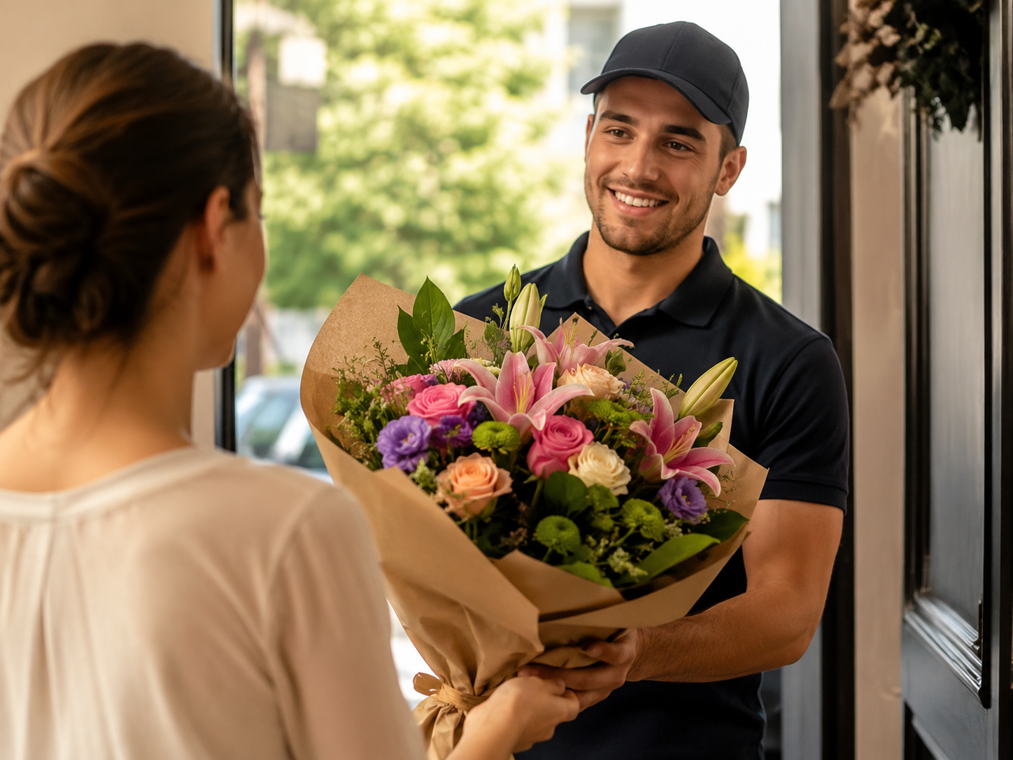 Livraison locale de bouquets de fleurs