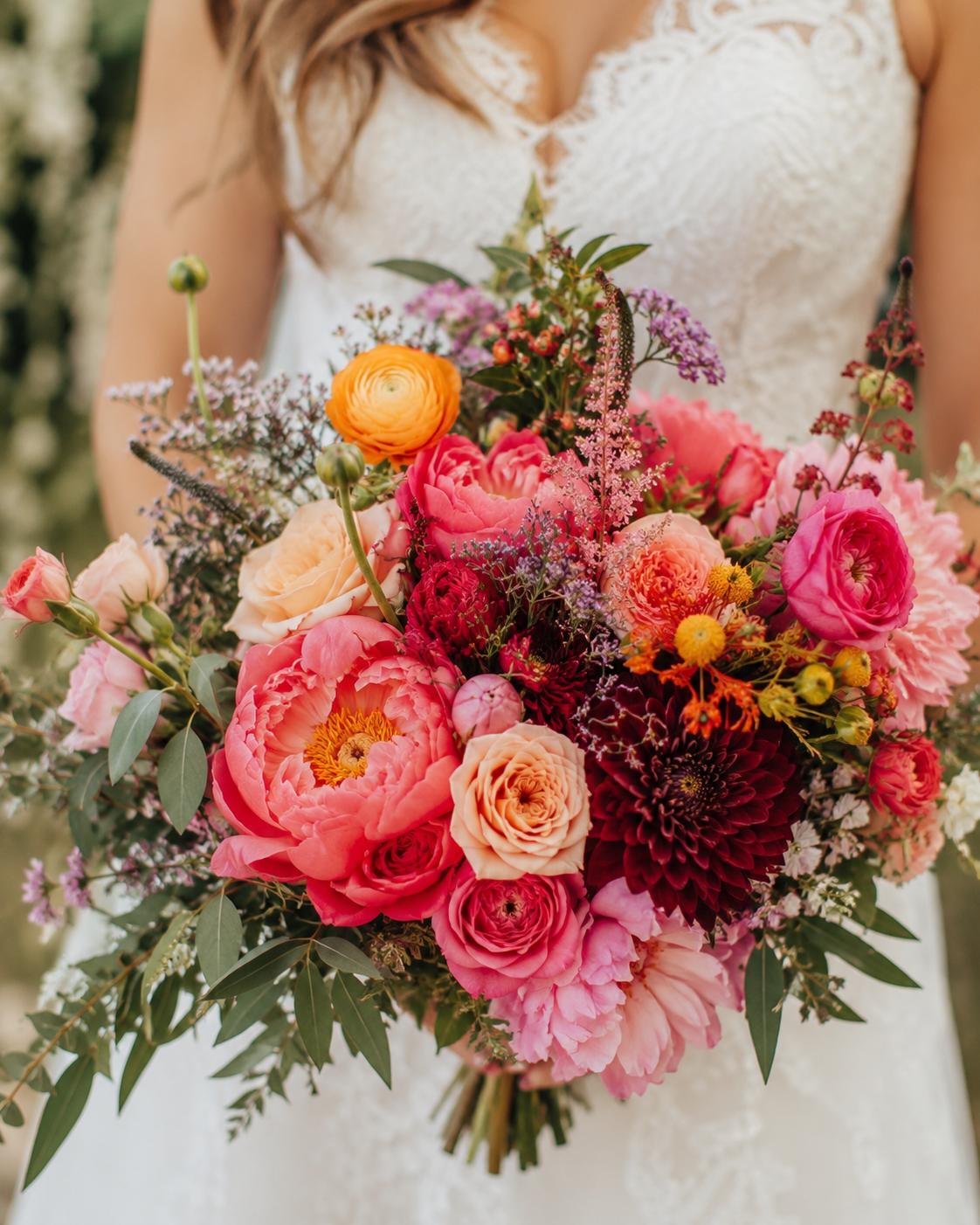Composition florale élégante pour un mariage